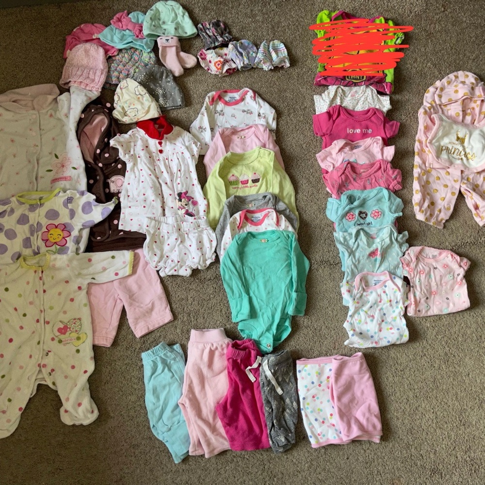 Newborn Girl Clothes Bundle